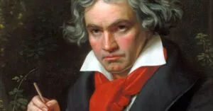 Painting of Beethoven