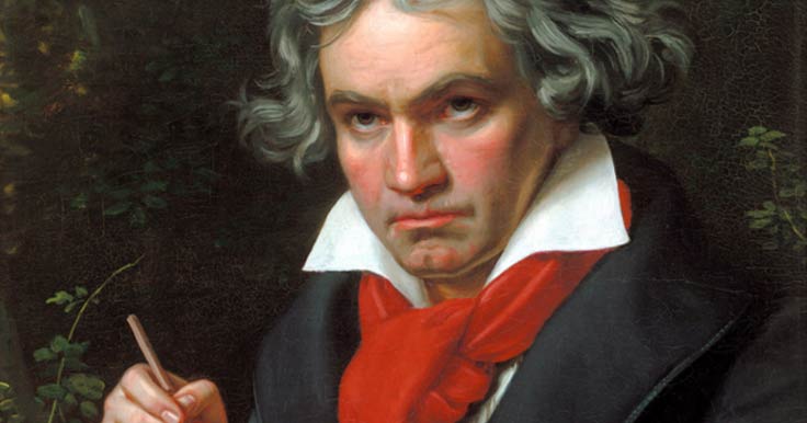 Painting of Beethoven
