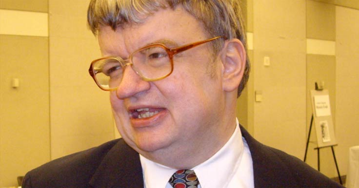 A photo of Kim Peek who has savant syndrome