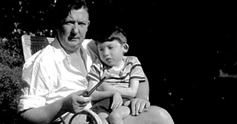 Bill Tipping with his son Peter