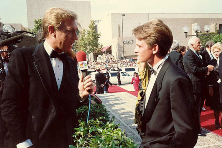 Michael J. Fox at the 1988 Emmy Awards