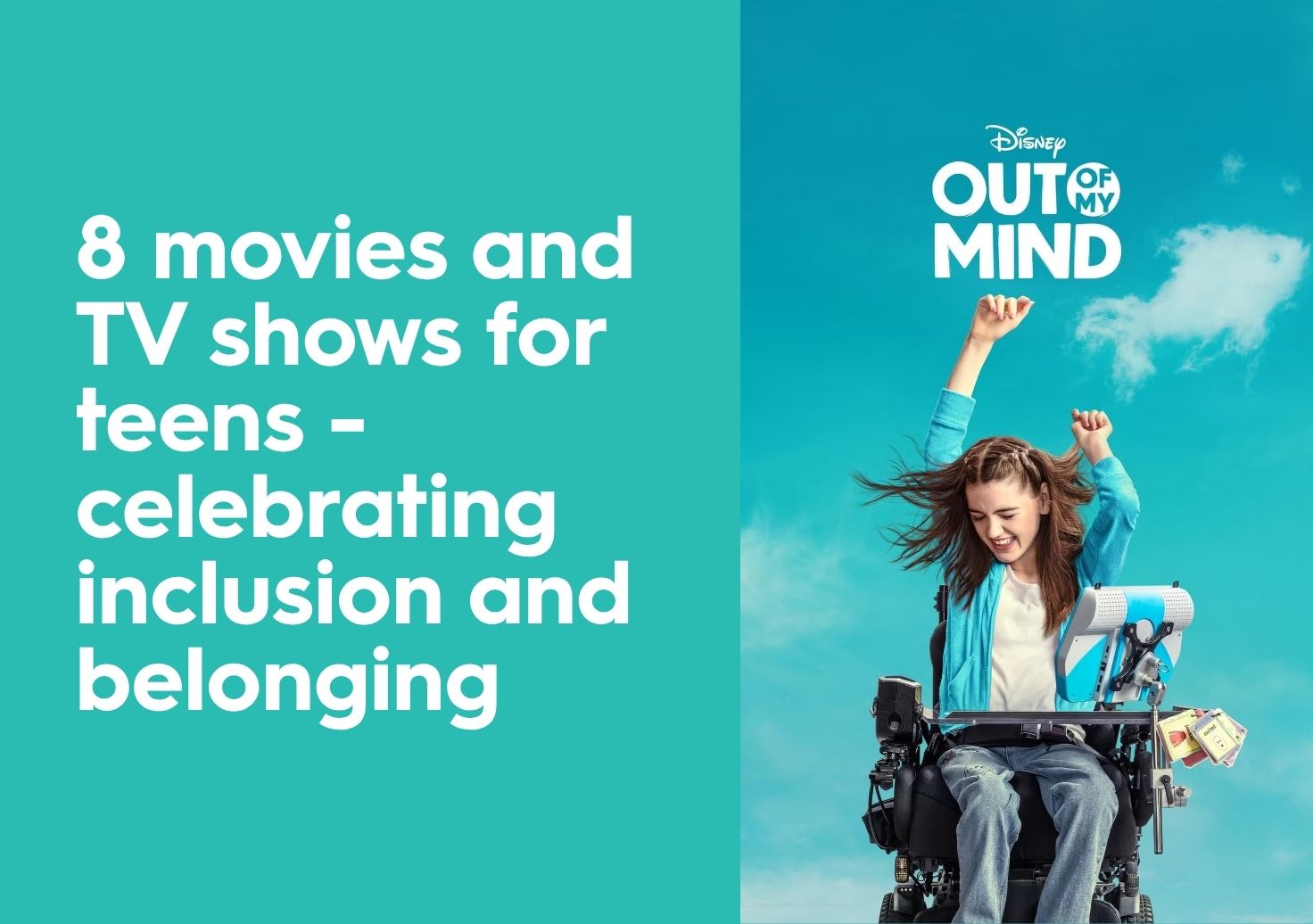 Movie poster for 'Out of My Mind' On Disney