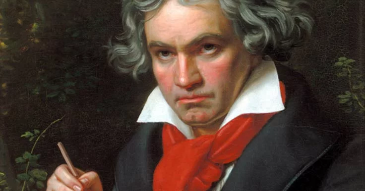 Painting of Beethoven