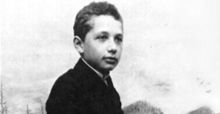 Einstein as a teenager