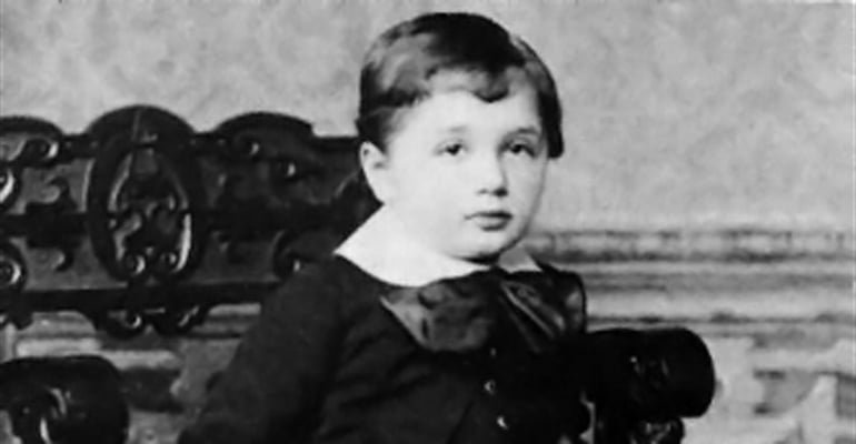 Einstein as a young boy