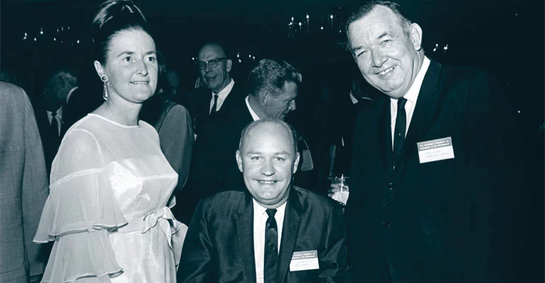 Lionel and Dorothy with President Nixon