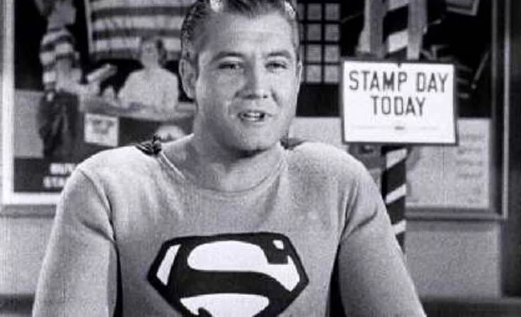 George Reeve playing Superman