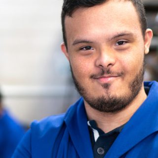 Supported Employee with a disability in the workplace